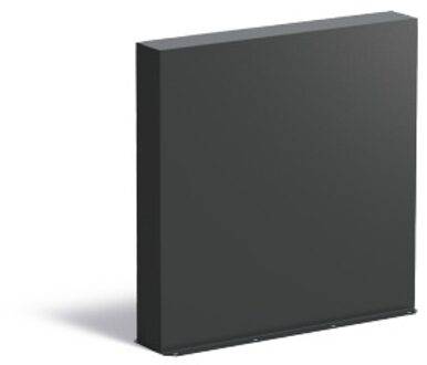 Tuinmuur aluminium 100 x 15 x h 100 cm