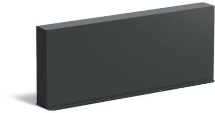 Tuinmuur aluminium 150 x 15 x h 60 cm