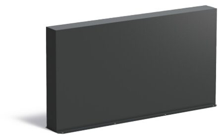 Tuinmuur aluminium 150 x 15 x h 80 cm