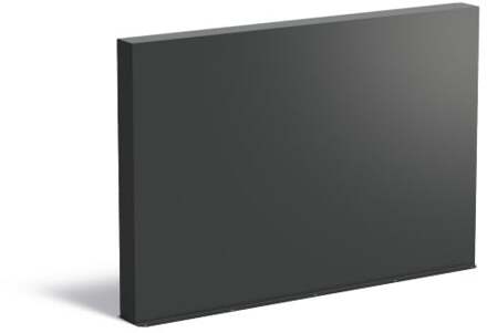 Tuinmuur aluminium 200 x 15 x h 135 cm