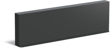 Tuinmuur aluminium 200 x 15 x h 60 cm