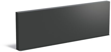 Tuinmuur aluminium 300 x 15 x h 100 cm