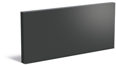 Tuinmuur aluminium 300 x 15 x h 135 cm