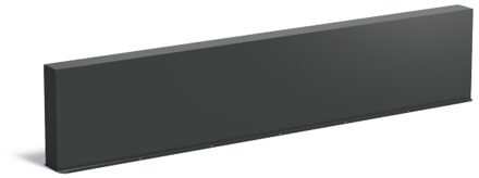 Tuinmuur aluminium 300 x 15 x h 60 cm