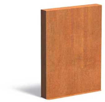 Tuinmuur cortenstaal 100 x 15 x h 135 cm