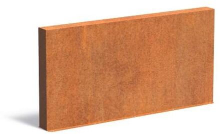 Tuinmuur cortenstaal 200 x 15 x h 100 cm