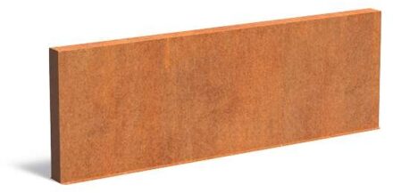 Tuinmuur cortenstaal 300 x 15 x h 100 cm