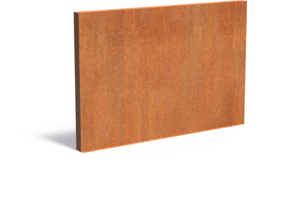 Tuinmuur cortenstaal 300 x 15 x h 200 cm