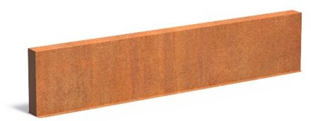 Tuinmuur cortenstaal 300 x 15 x h 60 cm