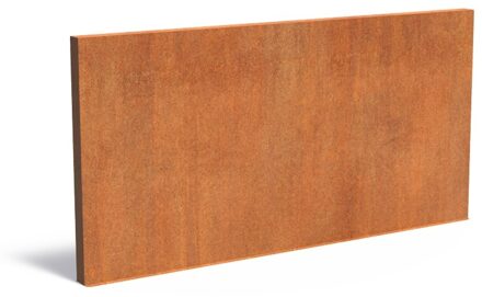 Tuinmuur cortenstaal 400 x 15 x h 200 cm