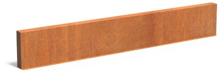 Tuinmuur cortenstaal 400 x 15 x h 60 cm