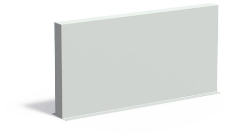 Tuinmuur polyester 200 x 15 x h 100 cm