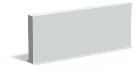 Tuinmuur polyester 200 x 15 x h 80 cm