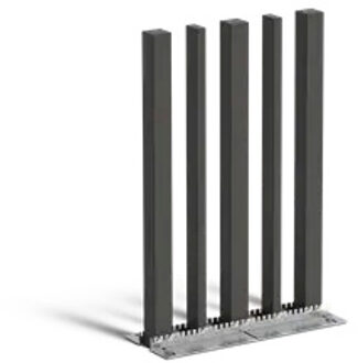 Tuinpaal Vari set 5 stuks staal 100 x h. 150 cm