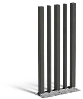 Tuinpaal Vari set 5 stuks staal 100 x h. 200 cm