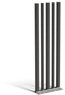 Tuinpaal Vari set 5 stuks staal 100 x h. 300 cm