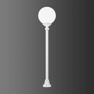 Tuinpadverlichting 1132 met bolkap, wit