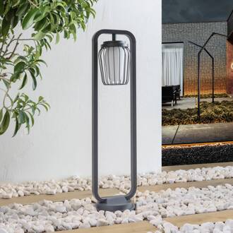 Tuinpadverlichting Chandan, 90 cm, antraciet, aluminium donkergrijs