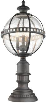 Tuinpadverlichting Halleron met Londonderry afwerking grijs, transparant