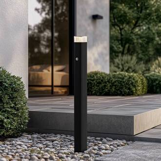 tuinpadverlichting Halvar, 80 cm, zwart, IP65, GU10, sensor