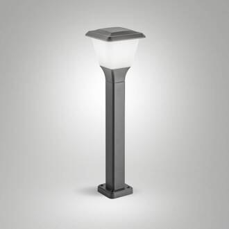 Tuinpadverlichting Lena, 60 cm, donkergrijs, metaal, E27, IP65