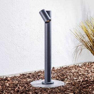 tuinpadverlichting Tulimar, 1-lamp, 60cm, metaal, IP65 antraciet