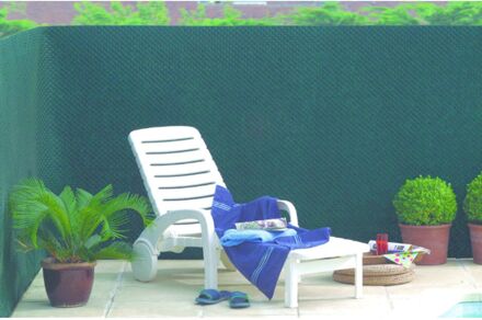 Tuinscherm Plastic Groen 1x3m
