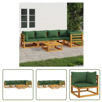 Tuinset Acaciahout - Hoekbank 70.5x70.5x65 cm - Modulair design Bruin