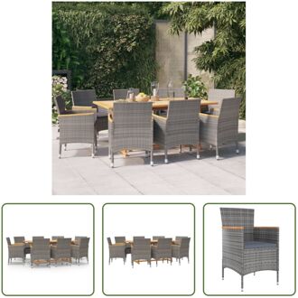 Tuinset Ravenna - Acaciahout - 180 x 90 x 75 cm - Grijs