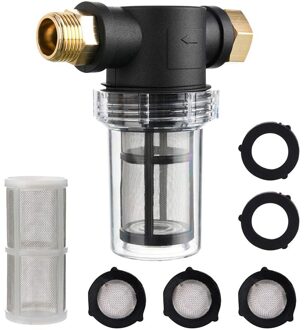 Tuinslang Filter Voor Hogedrukreiniger Inlaat Water, Sediment Filter Attachment, Met 100 Mesh En 40 Mesh Screen