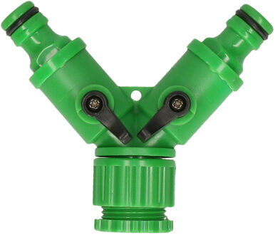 Tuinslang - splitter 2-weg - soft - buitenkraan opzetstuk - waterverdeler