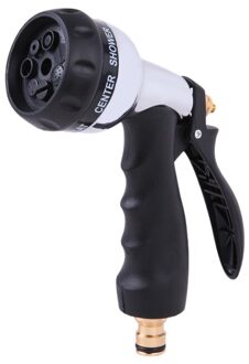 Tuinslang Sproeikop Met 7 Spray Patronen Multifunctionele Druk Wassen Voor Watering Planten Wassen Auto