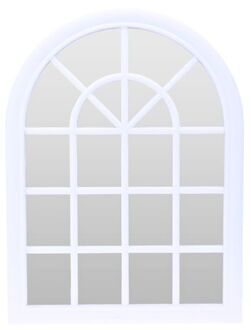 Tuinspiegel Klassieke Spiegel met Wit Frame 46 x 60 cm Raam W...