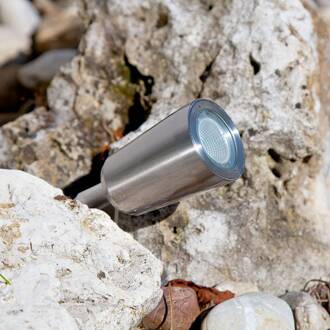 Tuinspot L651023 Grondpen roestvrij staal blank