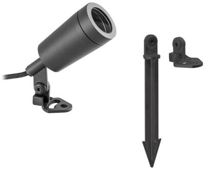 Tuinspot L651523 Grondpen roestvrij staal antraciet