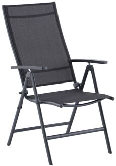 Tuinstoel Chiara Opvouwbaar Aluminium/textileen 62x57x110 Cm