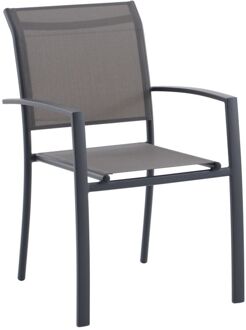 Tuinstoel Chiara Stapelbaar Aluminium/textileen 65x56x88cm