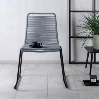 Tuinstoel 'Karlene' kleur Grijs