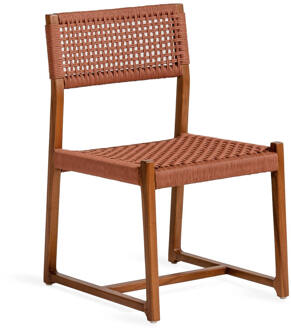 Tuinstoel 'Kuwana' Amber Teakhout, kleur Cinnamon