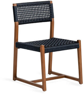 Tuinstoel 'Kuwana' Amber Teakhout, kleur Indigo