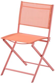 Tuinstoel Stacy - Inklapbaar - Staal - Textileen - Crabapple