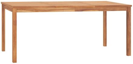 Tuintafel 180x90x77 cm massief teakhout Bruin