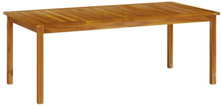 Tuintafel 200x100x74 cm massief acaciahout Bruin