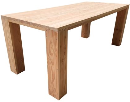 tuintafel Chicago Douglas 200Lx78Hx100D cm Bruin