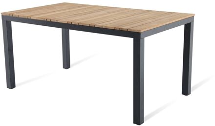 Tuintafel Limoux Aluminium Teak 152x90cm