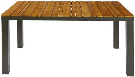 Tuintafel Limoux Aluminium Teakhout 152x90cm