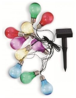 Tuinverlichting - solar - gekleurd - 4,7 meter - buiten lampjes - multi color