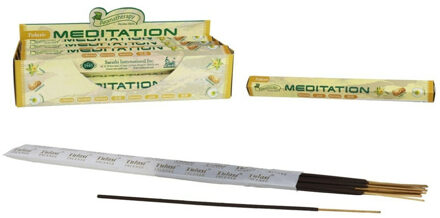 Tulasi Wierook sticks in huisgeur Meditation - 20x sticks van 22 cm