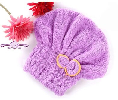 Tulband Super Absorberende Kap Badmuts Badhanddoek Microfiber Dames Badkamer Handdoek Droog Haar Cap Y21-1