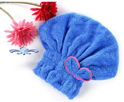 Tulband Super Absorberende Kap Badmuts Badhanddoek Microfiber Dames Badkamer Handdoek Droog Haar Cap Y21-3